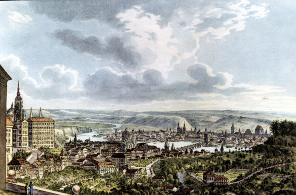 Ansicht der Stadt Prag von Leopold Peucker(t)