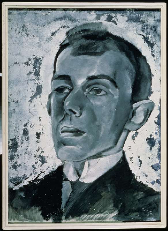 Porträt des Dichters Ossip Mandelstam (1891-1938) von Lev Aleksandrovitc Bruni
