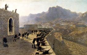 Die Verteidigung der Festung von Beyazit gegen die osmanische Armee am 8. Juni 1877 1891