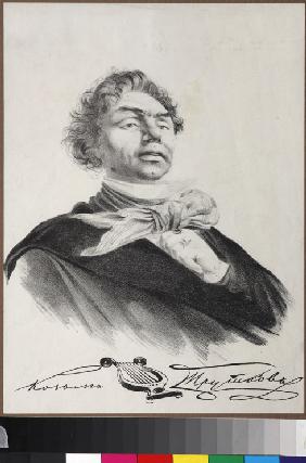 Porträt von Kosma Prutkow 1853