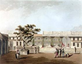 North Front of Tippoo's Palace, Bangalore, plate 9 from 'Pictorial Scenery in the Kingdom of Mysore' 1804