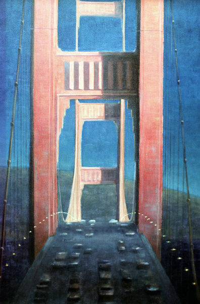 The Golden Gate Bridge, 1992 (acrylic on canvas)  von Lincoln  Seligman