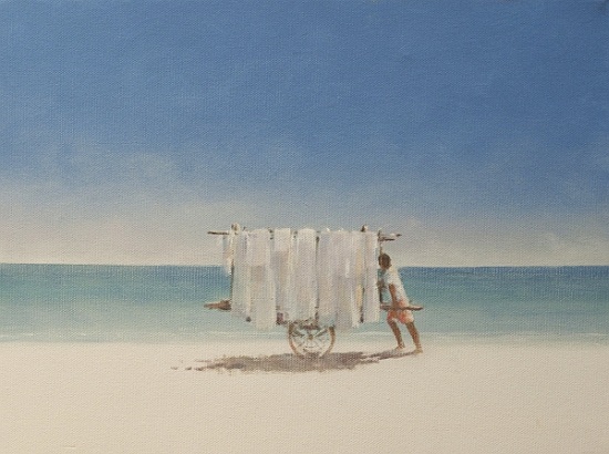 Cuba Beach Seller von Lincoln  Seligman