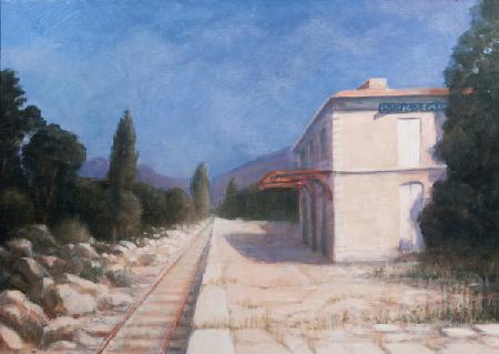 Rail station, Chateauneuf 2012