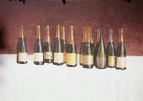 Winescape, Champagne, 2003 (acrylic on canvas) 