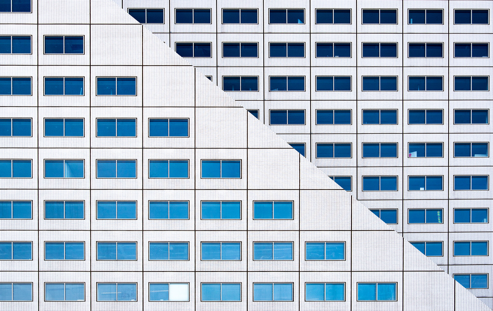Diagonale Fassade von Linda Wride