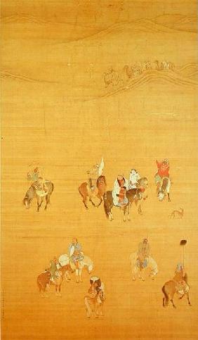 Kublai Khan (1214-94) Hunting, Yuan dynasty Yuan dynas