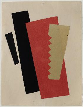 Komposition (Rot-Schwarz-Gold) 1920
