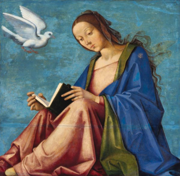 Lesende Maria. von Lorenzo Costa