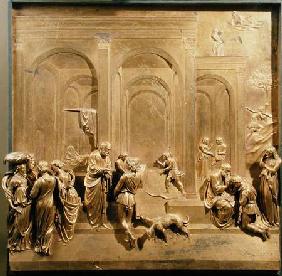 The Story of Jacob and Esau, original panel from the East Doors of the Baptistery 1425-52