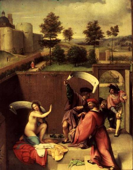 Susanna and the Elders von Lorenzo Lotto
