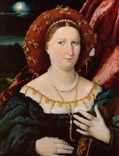 Portrait of Lucina Brembati c.1523