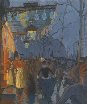 Avenue de Clichy. Fünf Uhr abends 1887