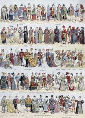 Pictorial history of clothing in Ancient Gaul and in France up to the beginning of the seventeenth c 1843