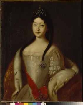 Bildnis Großfürstin Anna Petrowna von Russland (1708-1728), Tochter von Peter dem Großen 1725