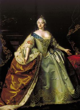 Porträt der Kaiserin Elisabeth (1709-1762) 1750