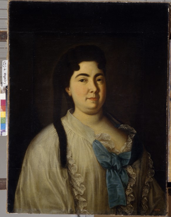 Porträt der Kaiserin Katharina I. (1684-1727) im Morgenrock von Louis Caravaque