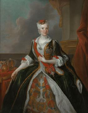 Porträt von Erzherzogin Maria Josepha von Österreich (1699-1757)