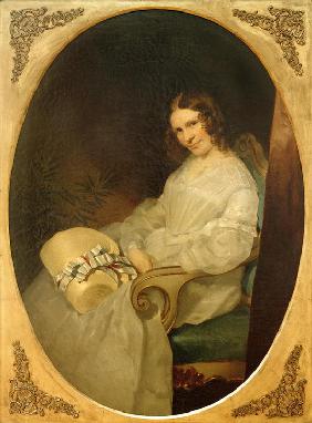 Bildnis Minna Pompilia von Rayski 1843