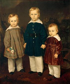 Die drei Söhne des Freiherrn von Bechtolsheim 1838