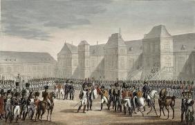 The Abdication of Napoleon and his Departure from Fontainebleau for the Island of Elba, 20 April 181 1610