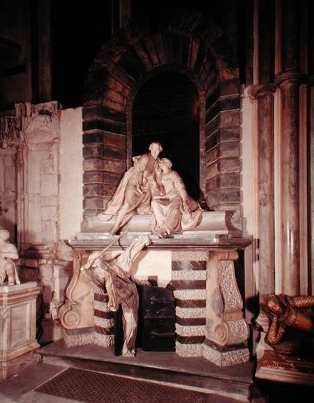 Tomb of Sir Joseph and Lady Elizabeth Nightingale (d.1731) von Louis-Francois Roubillac