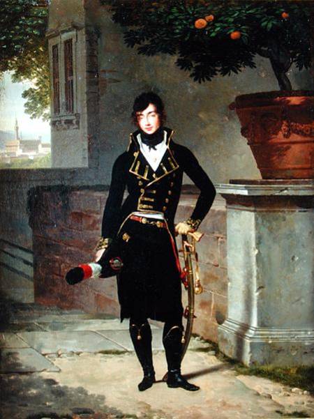 Portrait of an Officer of the Cisalpine Republic von Louis Gauffier