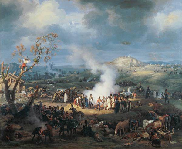 Napoleon (1769-1821) Visiting a Bivouac on the Eve of the Battle of Austerlitz, 1st December 1805 1808
