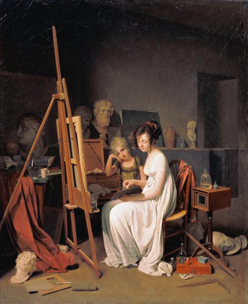 Im Atelier des Malers von Louis-Léopold Boilly