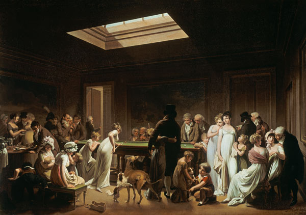 Im Billard-Salon von Louis-Léopold Boilly