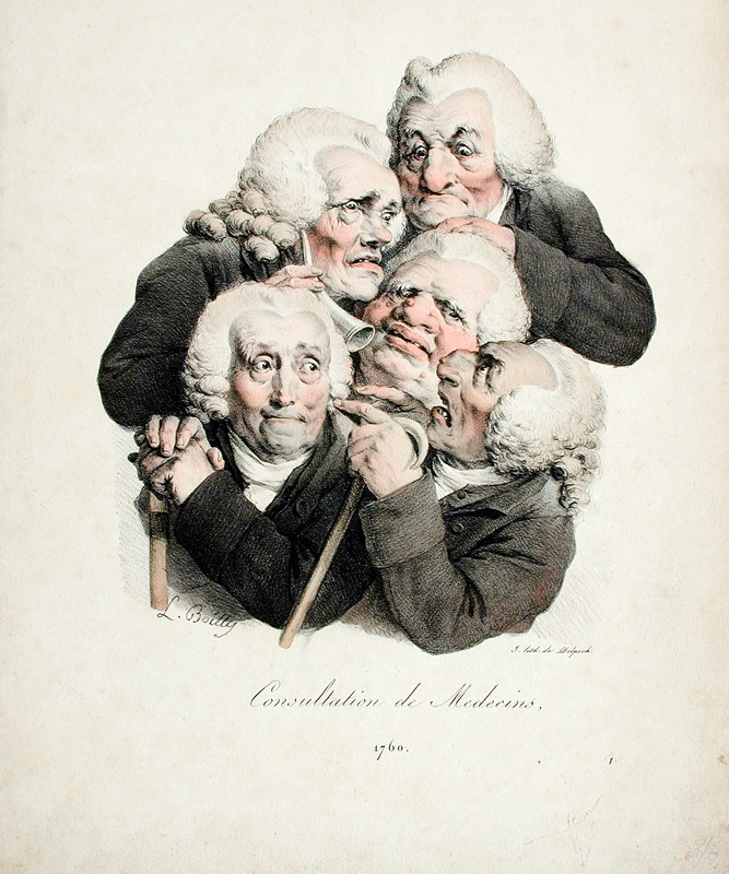 Konsilium der Ärzte von Louis-Léopold Boilly