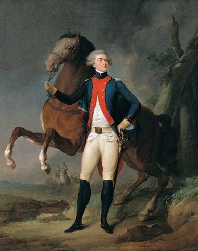 Porträt von Gilbert du Motier Marquis de Lafayette (1757-1834) 1788