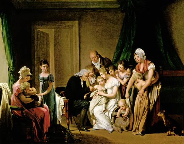 The Vaccination von Louis-Léopold Boilly