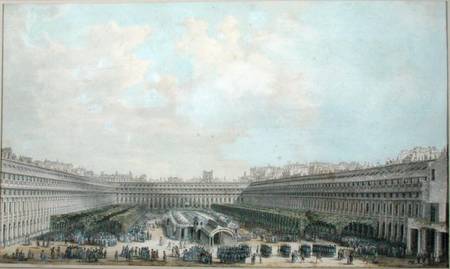 The Garden of the Palais Royal von Louis-Nicolas de Lespinasse