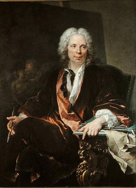 Portrait of Louis Galloche (1670-1761) von Louis Tocqué