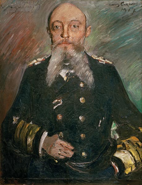 Alfred von Tirpitz. von Lovis Corinth