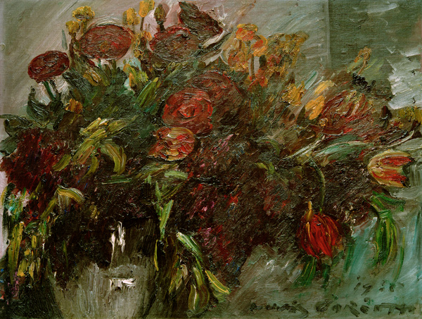 Rote und gelbe Tulpen von Lovis Corinth