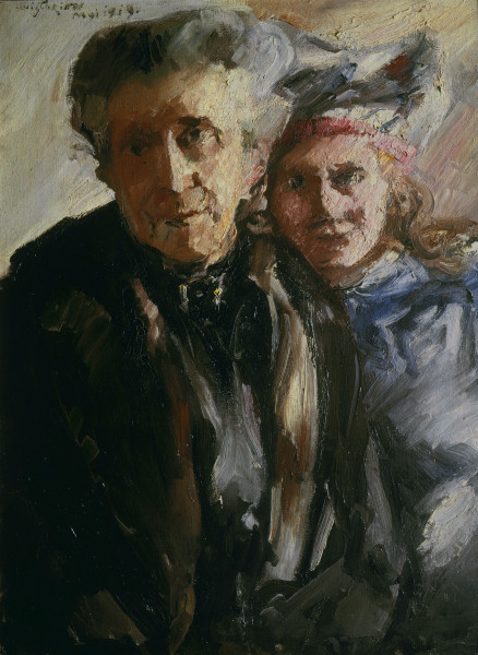 Großmutter und Enkelin von Lovis Corinth