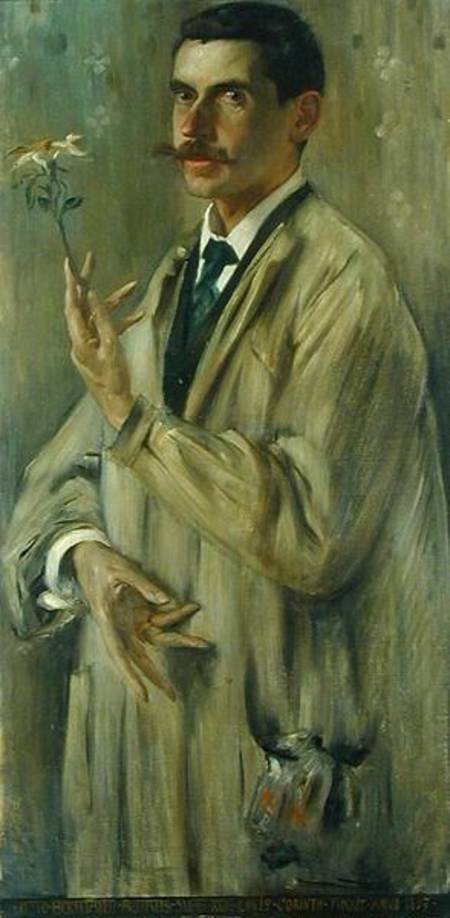 Portrait of Otto Eckmann (1865-1902) von Lovis Corinth