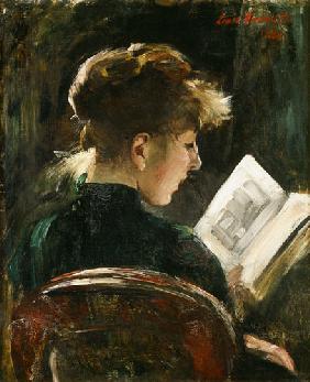 Lesendes Mädchen 1888