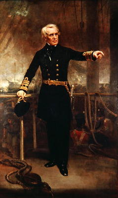 Admiral Lord Lyons, GCB, 1855 (oil on canvas) von Lowes Cato Dickinson