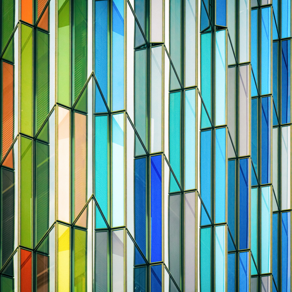 Buntglasfenster von Luc Vangindertael (laGrange)