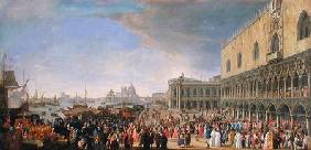 Arrival of the Comte Languet de Gergy at the Palazzo Ducale, Venice November 1