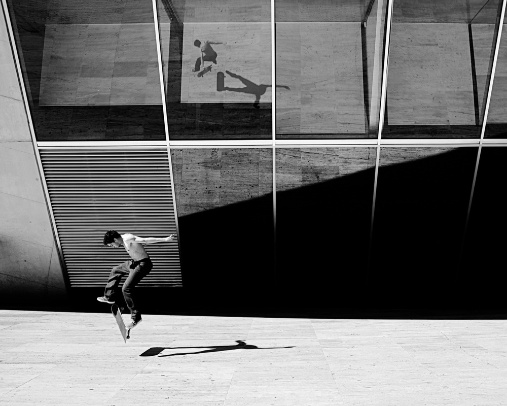 Skaterfahrer von Luca Domenichi