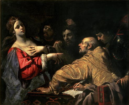 Queen Tomyris with the head of Cyrus the Great von Luca Ferrari