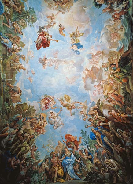 Gewölbefresko im Palazzo Medici Riccardi in Florenz von Luca Giordano