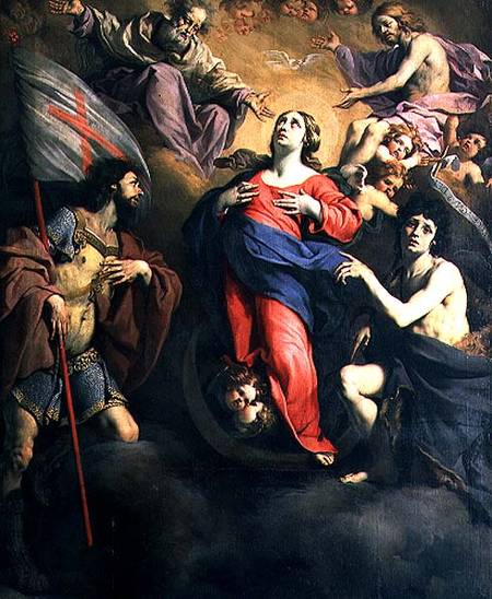 Assumption of the Virgin von Luca (Luca da Reggio) Ferrari