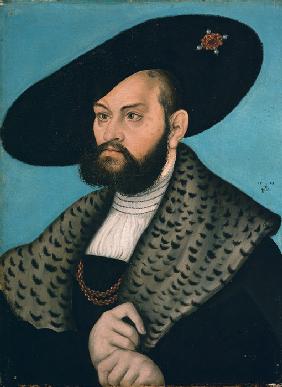 Bildnis von Markgraf Albrecht von Brandenburg-Anspach 1528