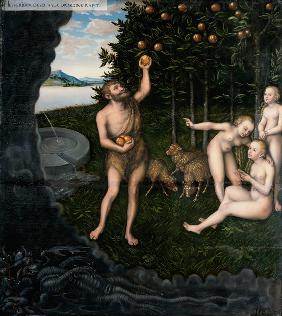 Herkules raubt die Äpfel der Hesperiden (Aus der Herkules-Legende)