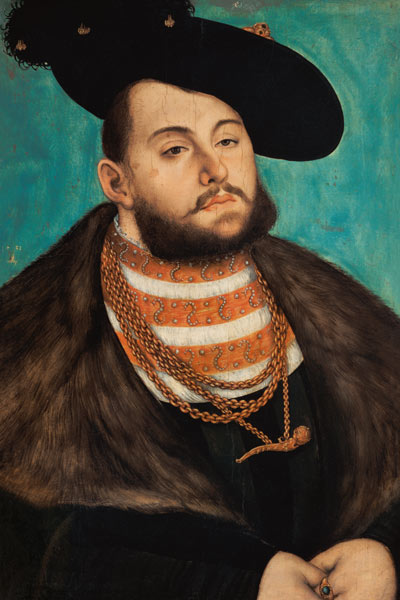 Kurfürst Johann Friedrich der Grossmütige von Sachsen von Lucas Cranach d. Ä.